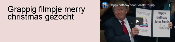 grappig filmpje merry christmas gezocht