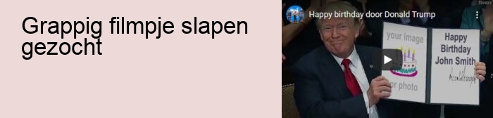 grappig filmpje slapen gezocht