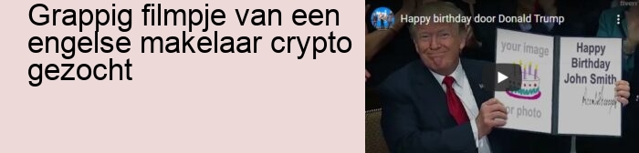 grappig filmpje van een engelse makelaar crypto gezocht
